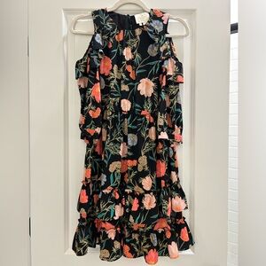 Kate Spade Blossom Cold Shoulder Mini Dress